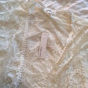 Ivory lace cardigan crochet cardigan